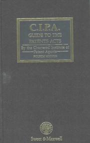 Cover of: Guide to the Patents Acts