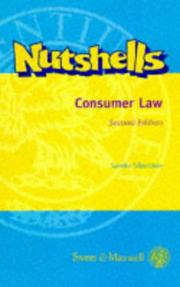 Cover of: Nutshells: Consumer Law (Nutshells)