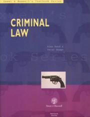 Cover of: Criminal Law (Textbook Series)