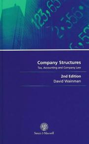 Company structures by David Wainman, D. P. Wainman