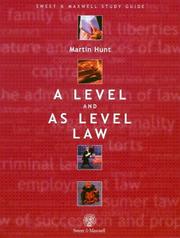 Cover of: Level and AS Level Law (Sweet & Maxwell Study Guide)
