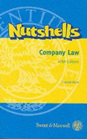 Cover of: Company Law (Nutshells): Fifth Edition
