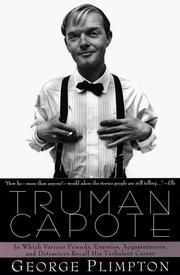 Cover of: Truman Capote by George Plimpton