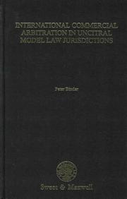Cover of: UNCITRAL Model Law on International Commercial Arbitration