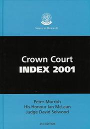 Cover of: Crown Court Index: 2001