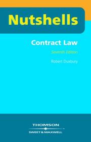 Cover of: Contract Law (Nutshells)