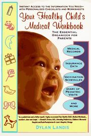 Cover of: Your Healthy Child's Medical Workbook