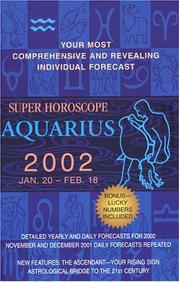 Cover of: Super Horoscopes 2002 by Astrology World