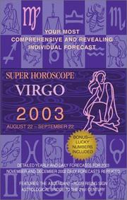 Cover of: Super Horoscopes 2003 by Astrology World