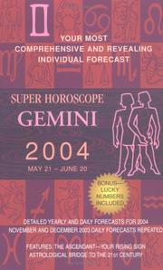 Cover of: Super Horoscopes 2004 | Astrology World