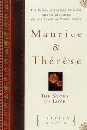 Cover of: Maurice and Thérèse by Patrick V. Ahern