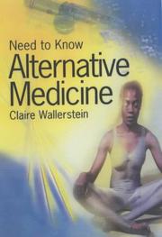 Cover of: Alternative Medicines (Need to Know)