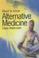 Cover of: Alternative Medicines (Need to Know)