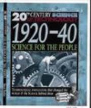 Cover of: 20th Century Science: 1920-40 Science for the People (20th Century Science) (20th Century Science)