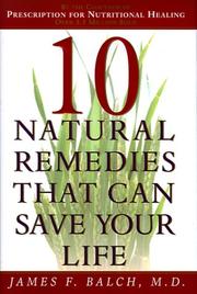 Cover of: Ten Natural Remedies That Can Save Your Life