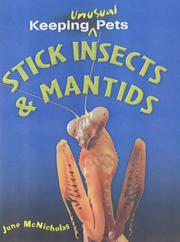 Cover of: Stick Insects (Keeping Unusual Pets) by June McNicholas