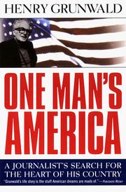 Cover of: One Man's America: A Journalist's Search for the Heart of His Country