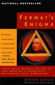 Cover of: Fermat's Enigma by Simon Singh