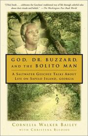 Cover of: God, Dr. Buzzard, and the Bolito Man by Cornelia Walker Bailey, Christena Bledsoe