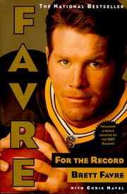 Cover of: Favre by Brett Favre