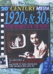 Cover of: 1920s and 30s Entertainment for the People (20th Century Media)