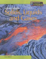 Cover of: Solids, Liquids and Gases (Science Answers) by Chris Oxlade