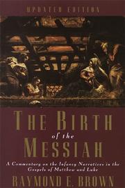 Cover of: Birth of the Messiah by Raymond E. Brown
