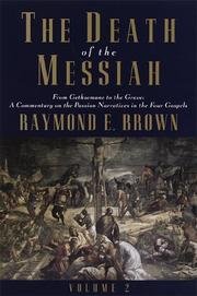 Cover of: Death of the Messiah, Volume 1 by Raymond E. Brown