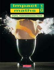 Cover of: Impact Maths: Pupil Performance Pack 1 Green