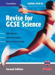 Cover of: Revision for Science GCSE: Suffolk: Foundation (Revise for Science GCSE)