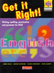 Cover of: Get It Right! (Heinemann Exam Success)