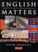 Cover of: English Matters