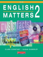 Cover of: English Matters