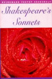 Cover of: Sonnets by William Shakespeare