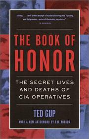 Cover of: Book of honor by Ted Gup