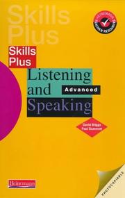 Cover of: Advanced Skills: Listening and Speaking