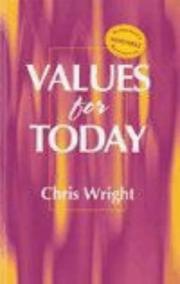 Cover of: Values for Today by Chris Wright