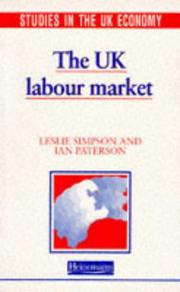 Cover of: The UK Labour Market (Studies in the UK Economy)