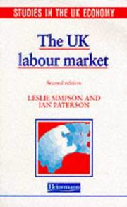 Cover of: The UK Labour Market (Studies in the UK Economy)