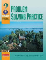 Cover of: Problem Solving Practice (Heinemann Geography for Avery Hill) by Paul Brooker, Geoff Brookes, Andy Leeder