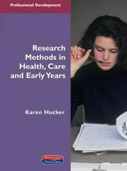 Cover of: Research Methods in Health, Care and Early Years