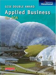 Cover of: GCSE Applied Business (Vocational Gcse)