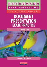 Cover of: Document Presentation Exam Practice