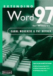 Cover of: Extending Word 97 for Windows
