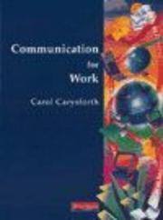 Cover of: Communication for Work