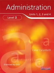 Cover of: Certificate in Adminstration Level 2 for OCR
