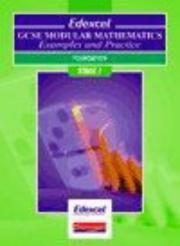 Front cover of Edexcel GCSE Modular Mathematics (Edexcel GCSE Mathematics) by Unknown