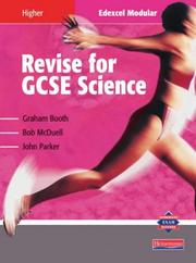 Cover of: Revise for Science GCSE: Edexcel Modular by et al, Booth, et al