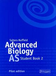 Cover of: Salters-Nuffield Advanced Biology