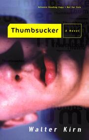 Cover of: Thumbsucker: a novel
